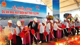 Solar plant construction begins in Quang Ngai